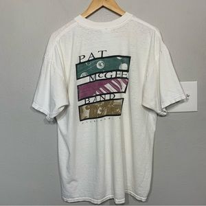 Vintage Pat McGee White Band Tee Rock Music‎ XL